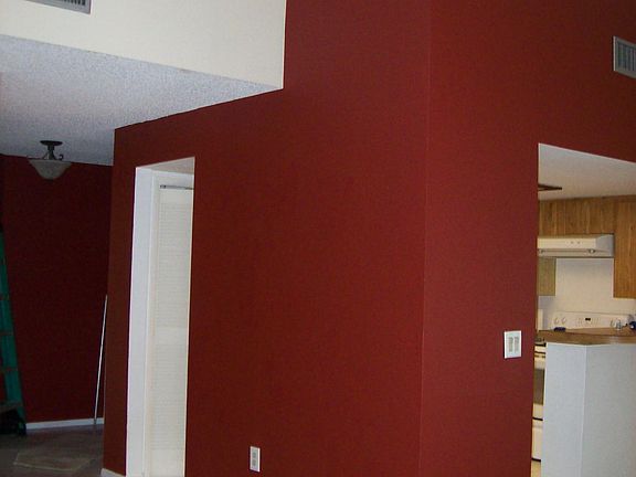 Entry hallway, kitchen