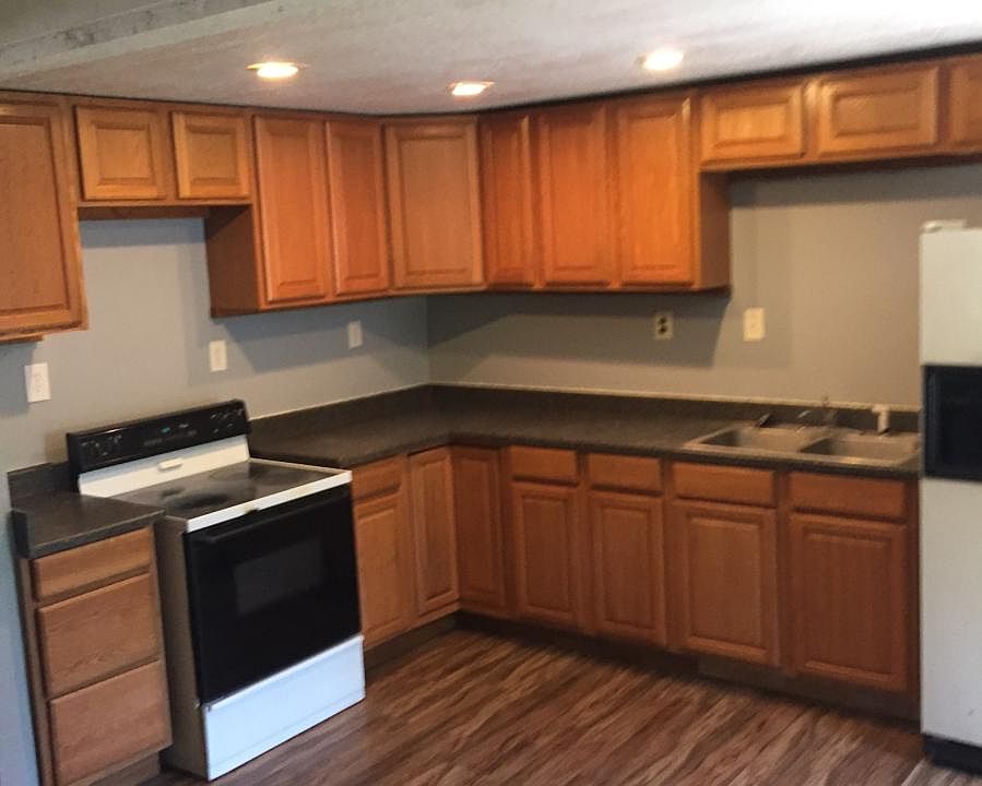 updated kitchen with fresh paint