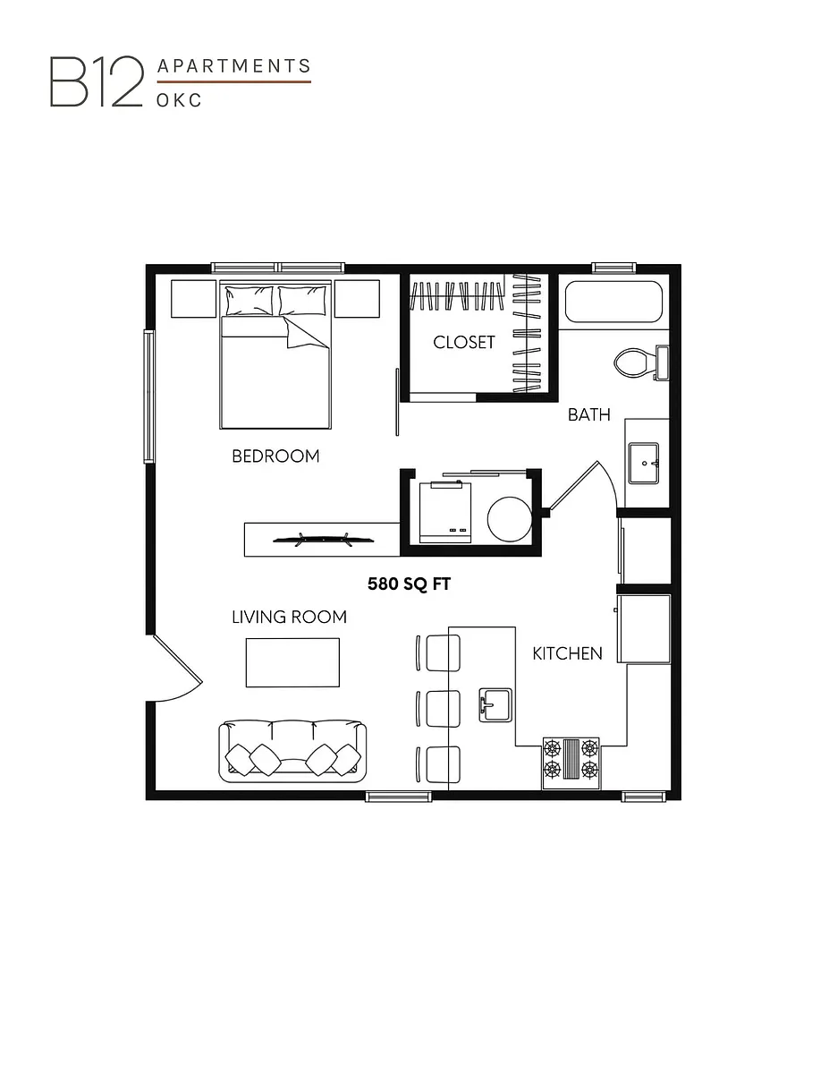 Floor plan Studio