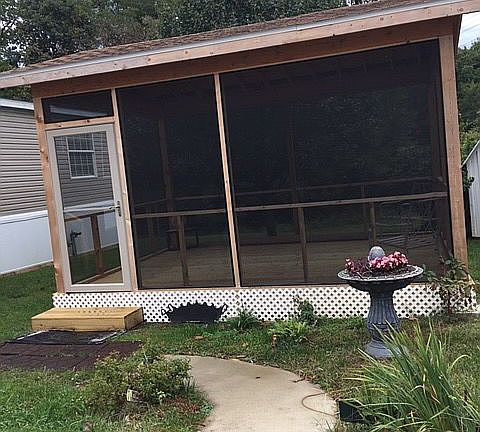 screened in porch