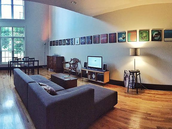 flexible living/dining space