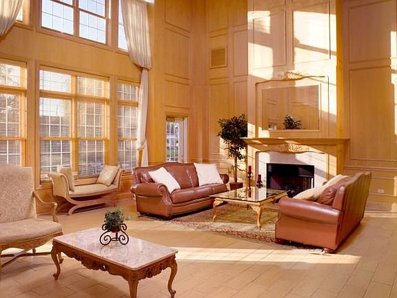 Clubhouse sitting area.