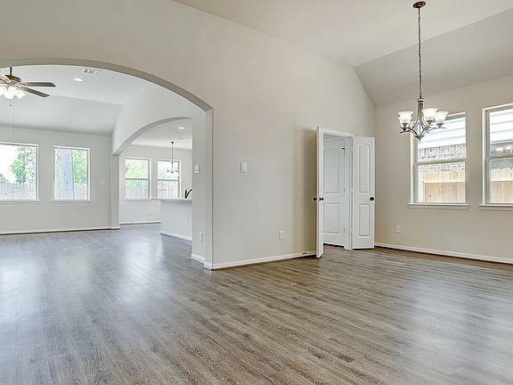 Open dining room