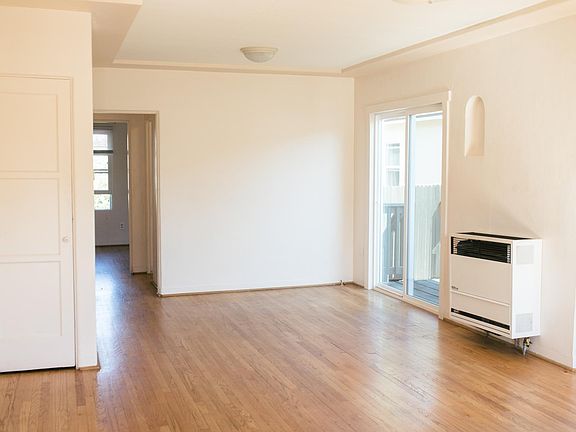 Living room facing dining room area