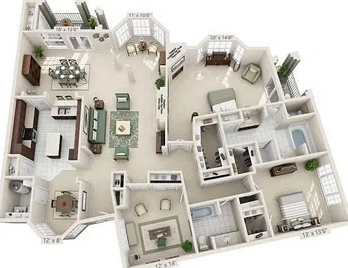 Meridian Luxury Apartment Homes — Photo 24