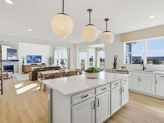 Kitchen with Large Breakfast Bar