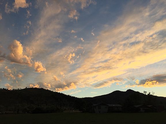Sunset from front porch