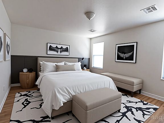 Virtually staged- Primary Bedroom