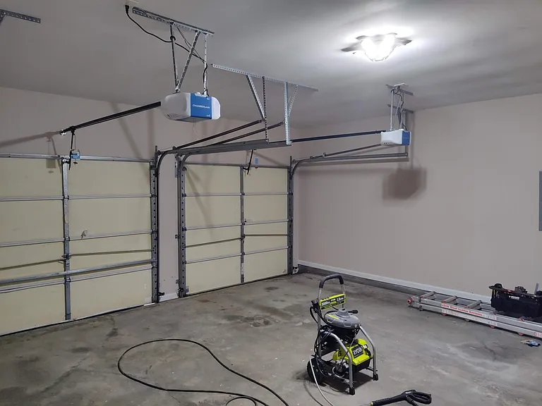 Brand new quiet garage door opener and full repainted
