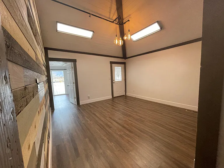 View from the kitchen entrance