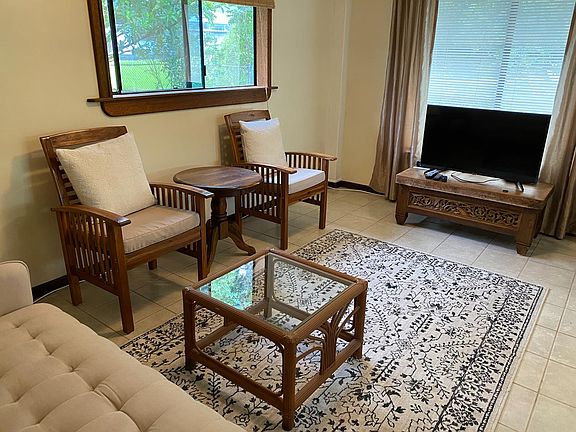Living Room with Large Screen TV
