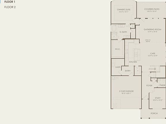 Riverdale Floor Plan, Quick Move-In Home, Floor 1