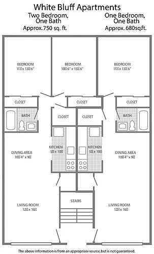 Floor plan 1 Bedroom_1Bath REHAB