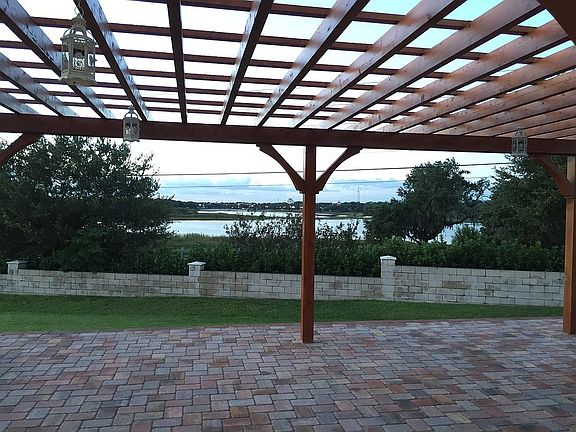 Back yard view 