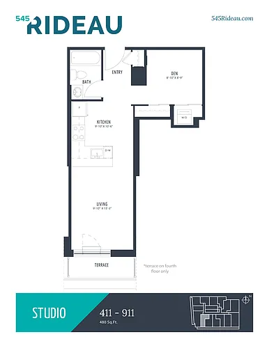 Floor plan 411
