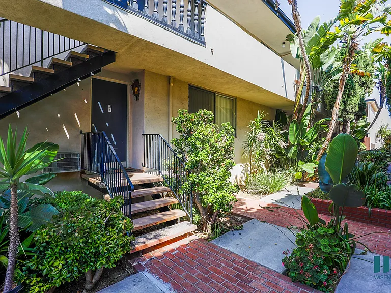 Interior Courtyard and Staircase to Upper Level