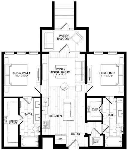 Floor plan B1