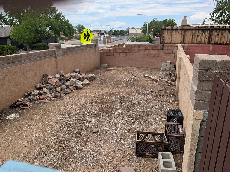 Additional RV parking off driveway