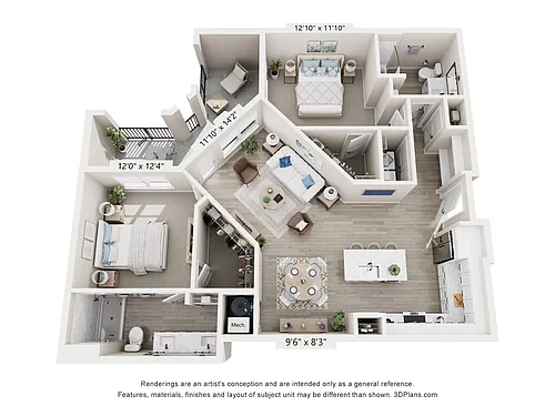 Floor plan B3