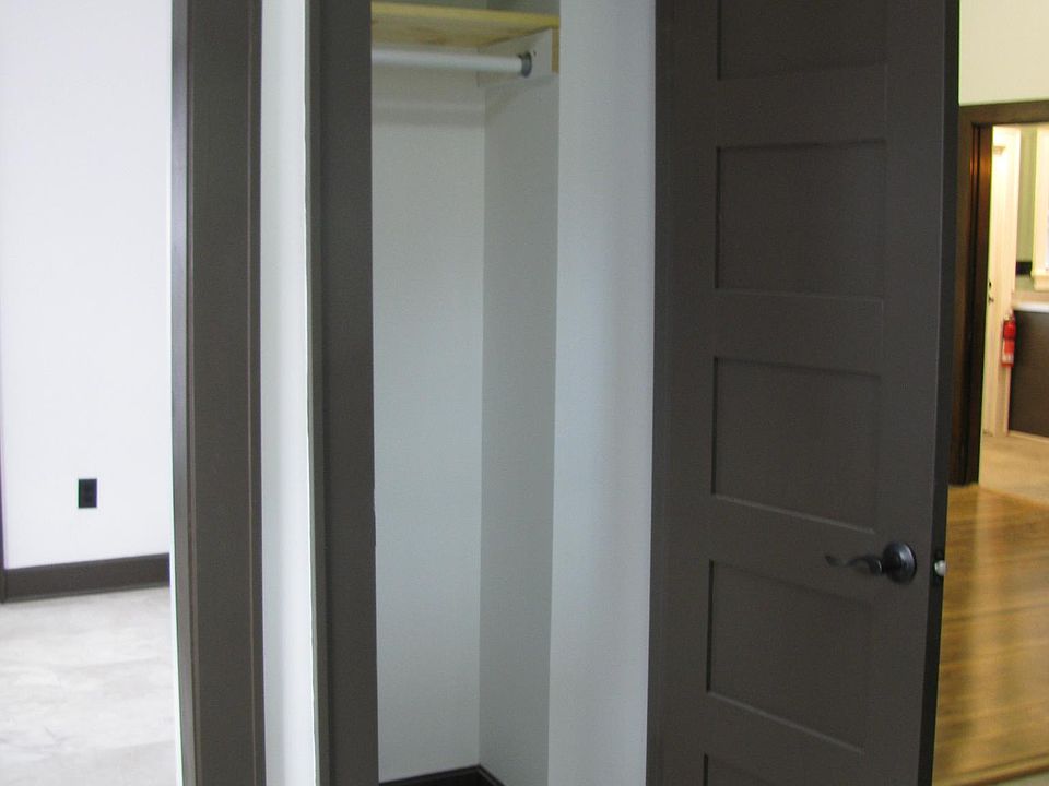 Hall closet in entry