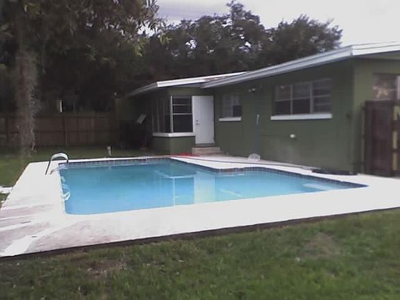 Newly refinished pool and deck