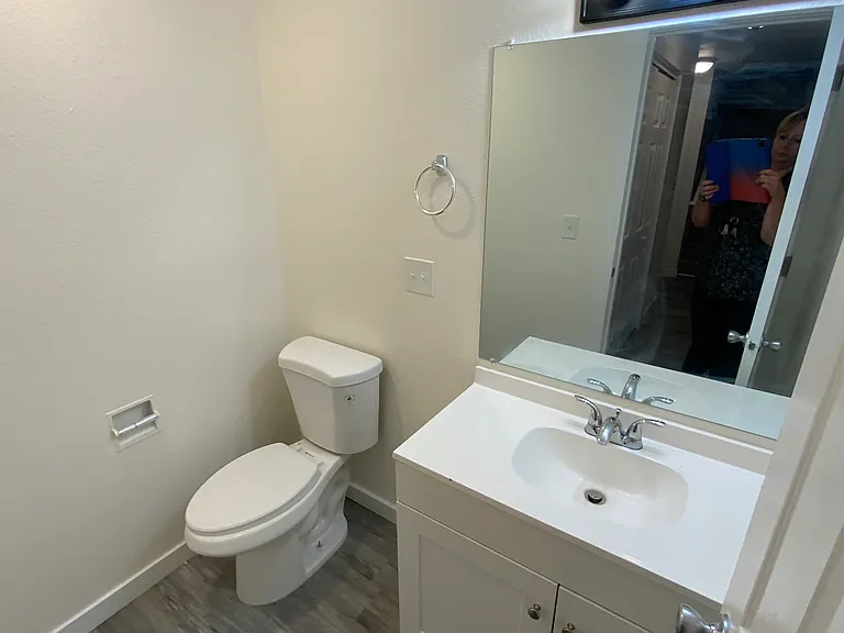 1/2 bath down