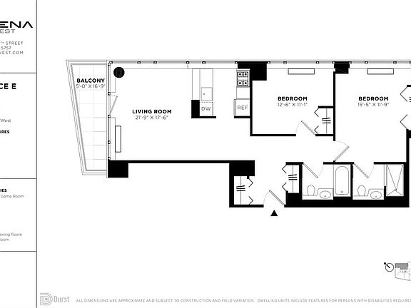 2nd image of 601 W 57th St APT 30E