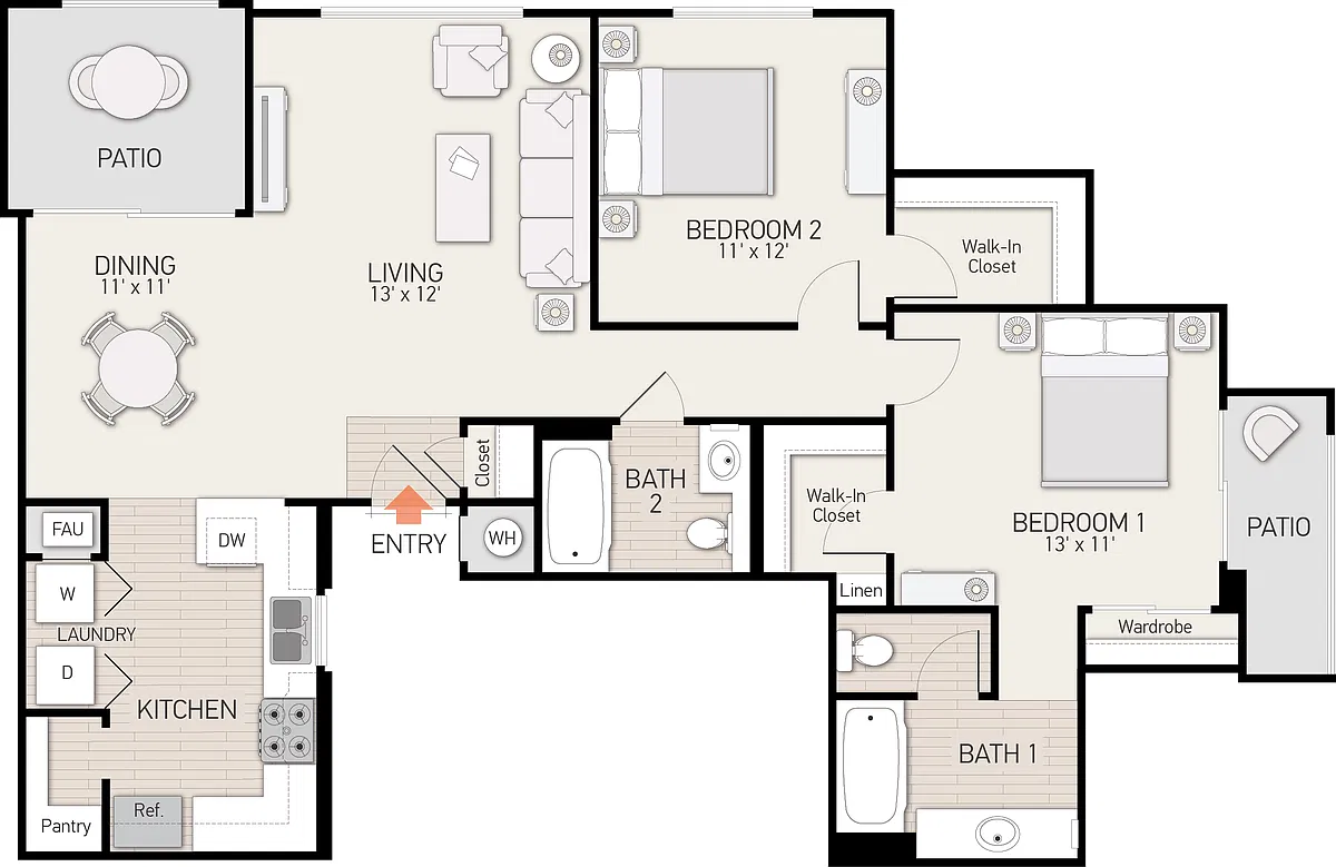 Floor plan Plan F