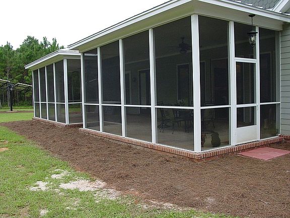 Back screened porch (East)