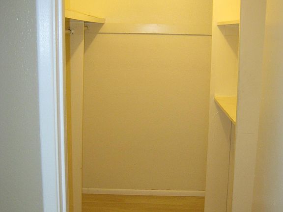 Walk in closet in Master 6x8 ft