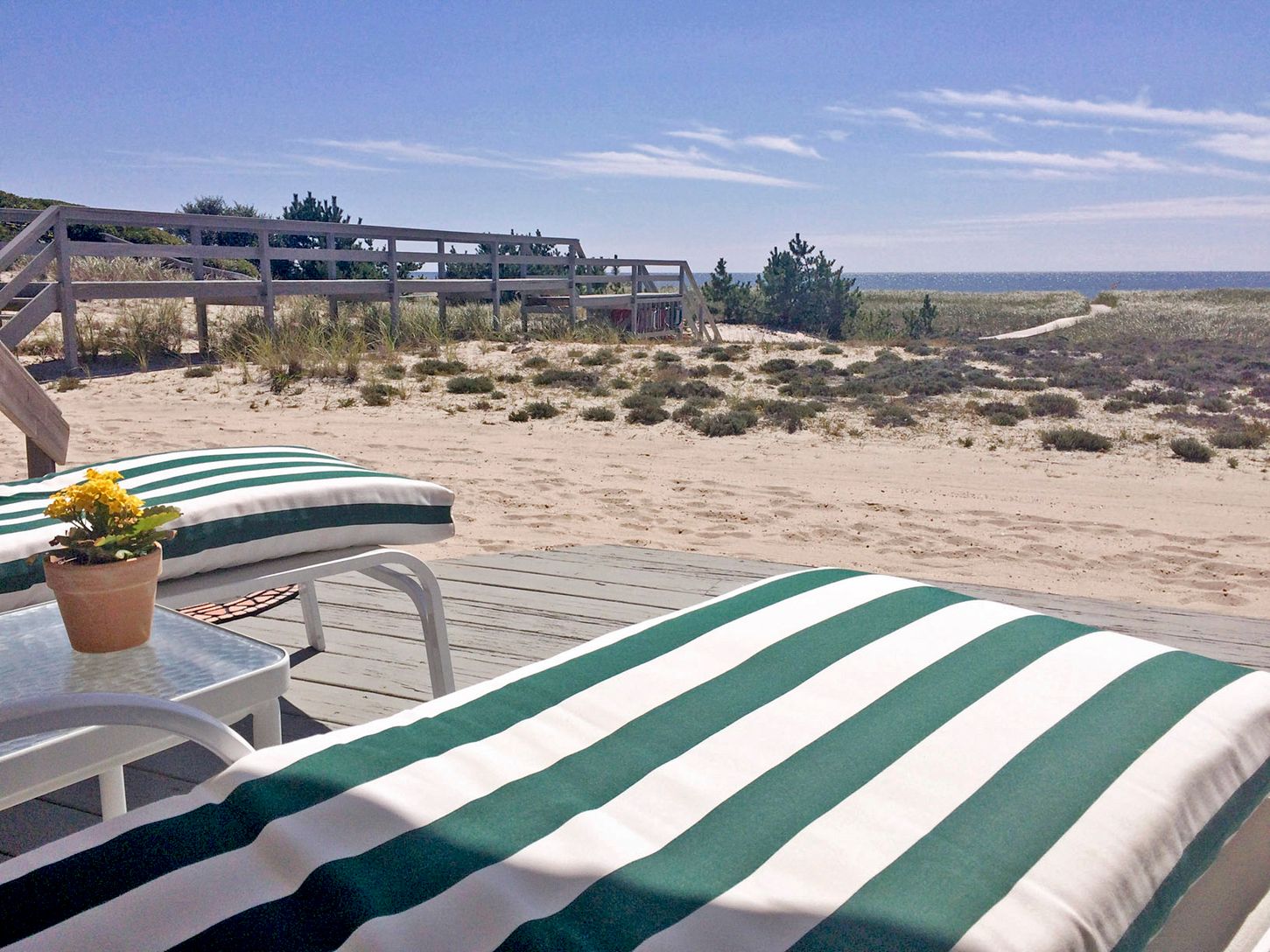  Steps away from the sand!
