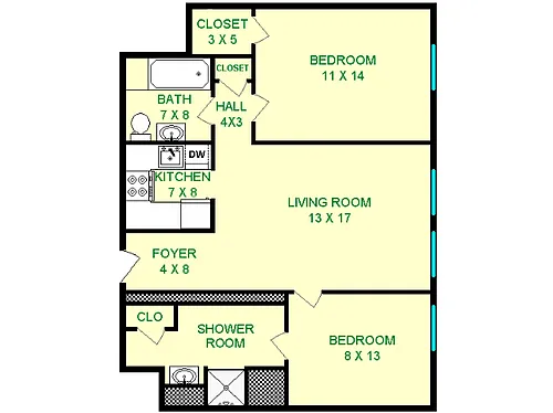 Floor plan Phaeton