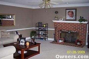 Family room off of kitchen