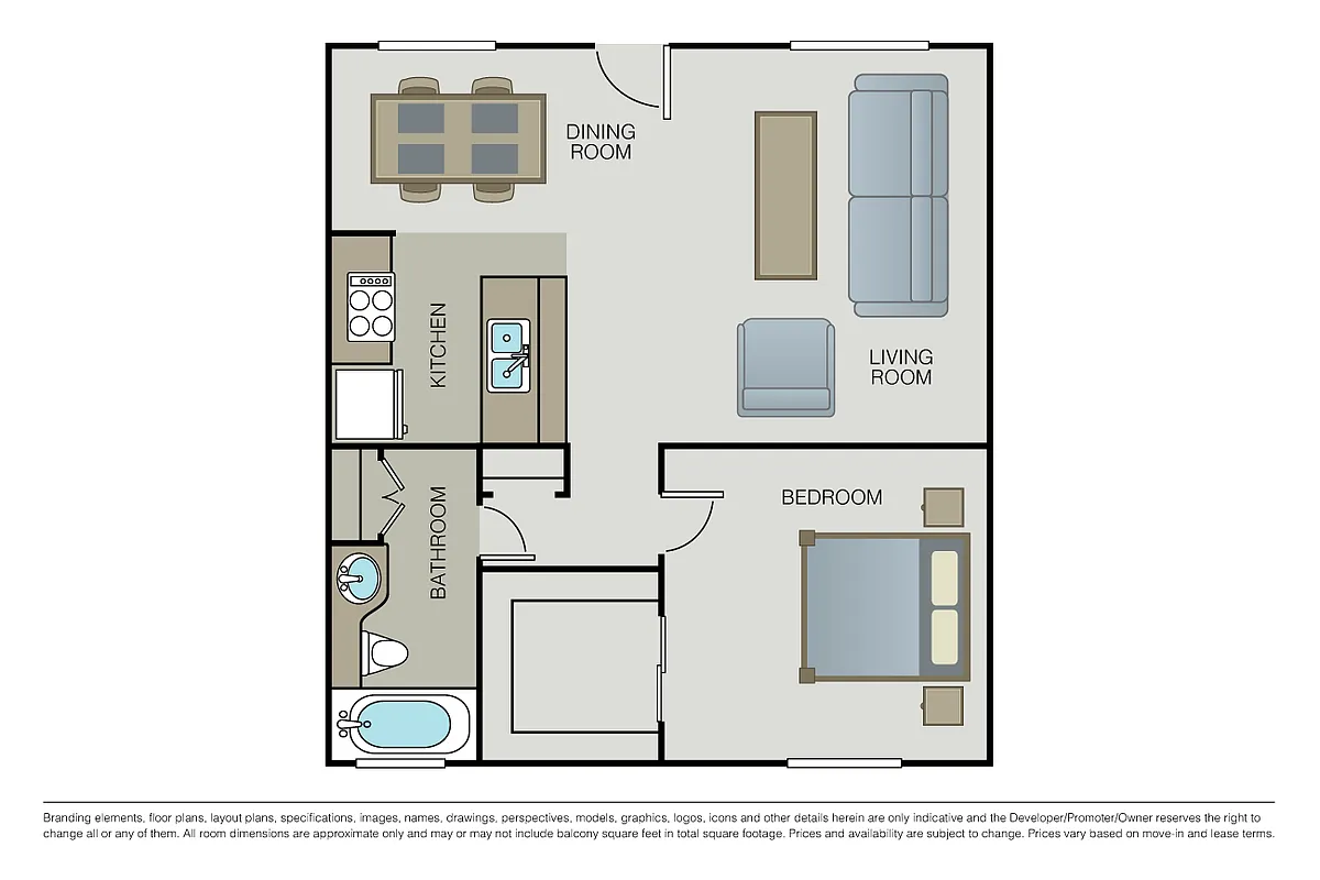 Floor plan Plan 1A
