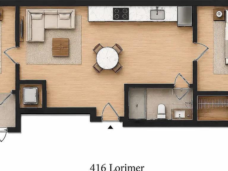 414 Lorimer St #2B — Photo 9