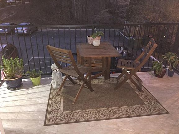 New patio just finished 1 year ago