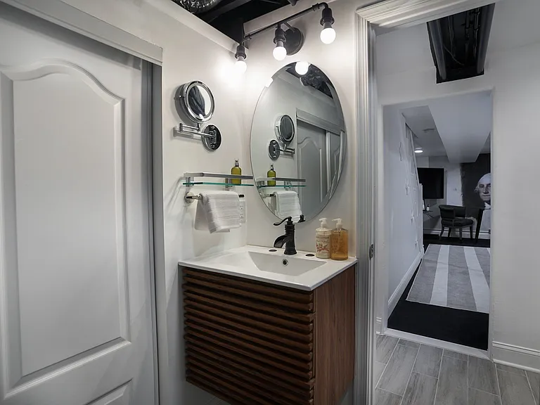 Lower level bathroom