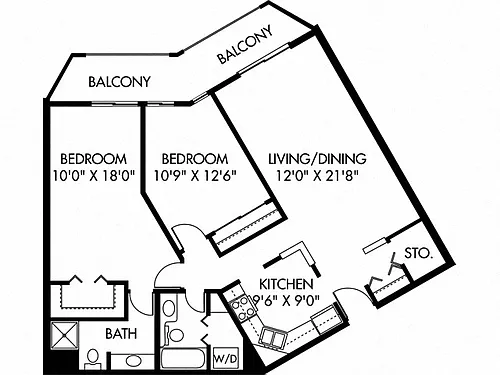 Floor plan East Twin