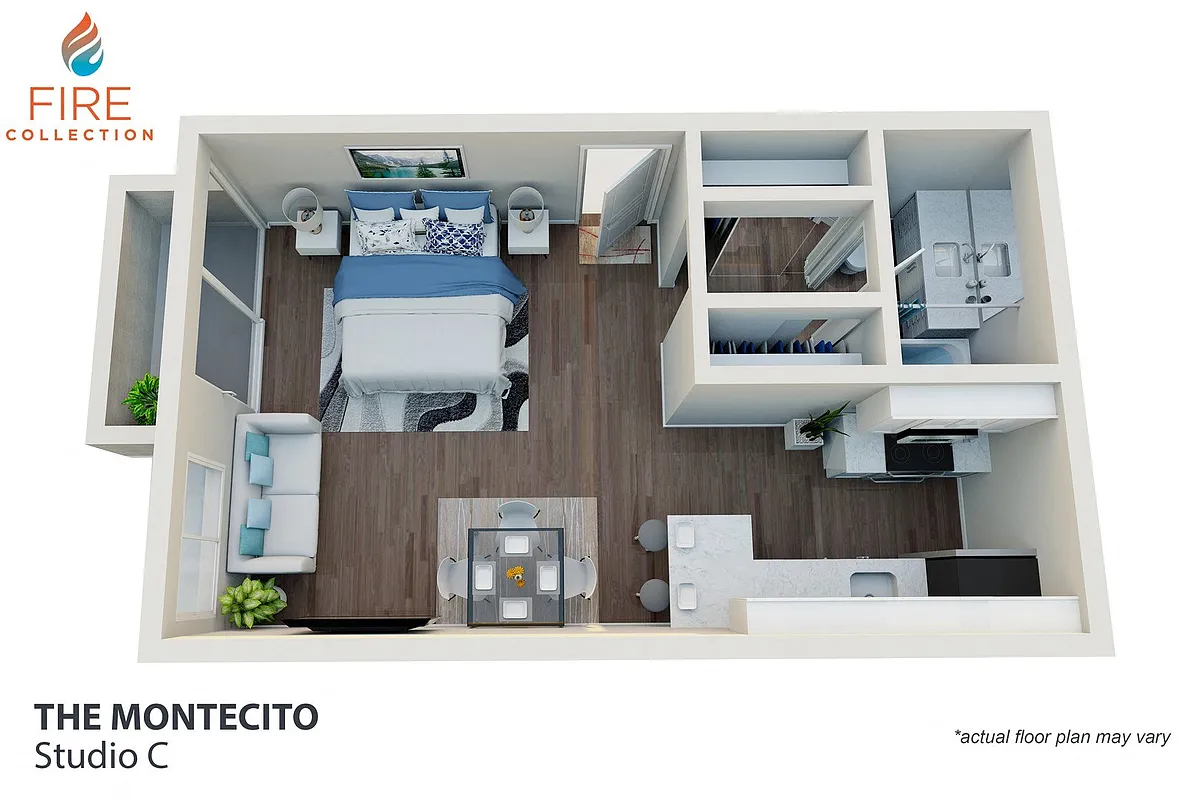Floor plan Studio