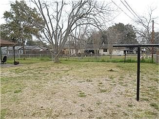 Enormous lot! This is a view of the backyard taken from the back of the house.