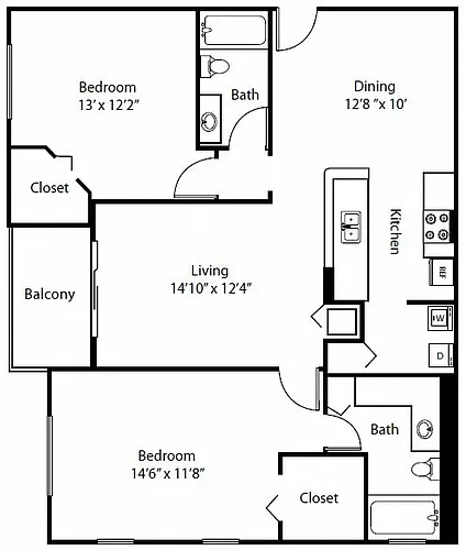 Floor plan B2