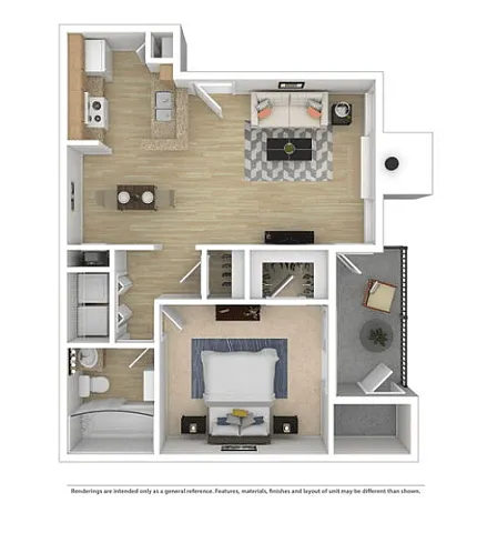 Floor plan 1B Renovation 3