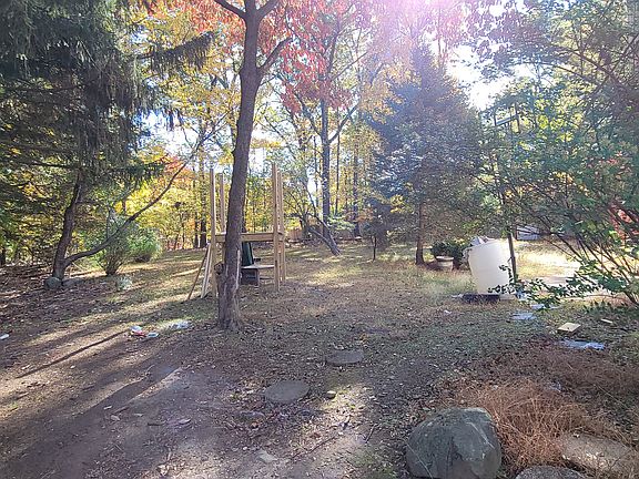 Huge backyard.