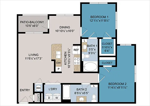 Floor plan Eldridge
