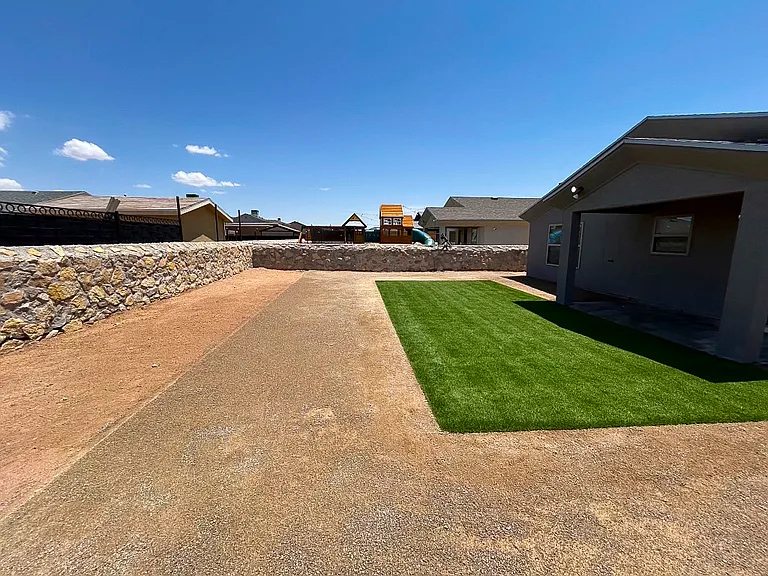 low maintenance backyard