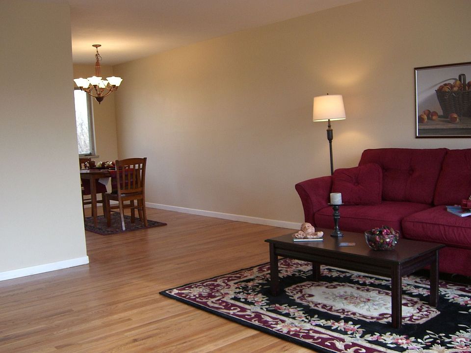 living room and dining