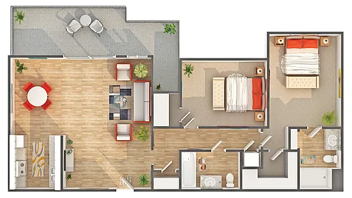 Floor plan C4