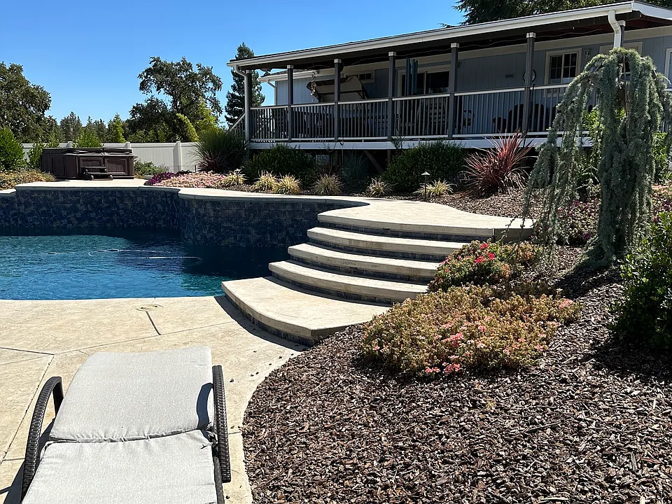 Pool and back deck