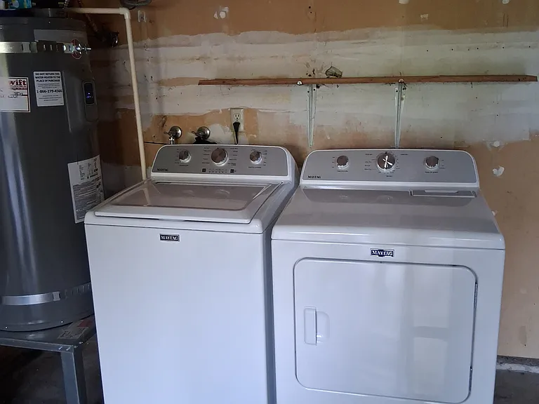 Washer and dryer