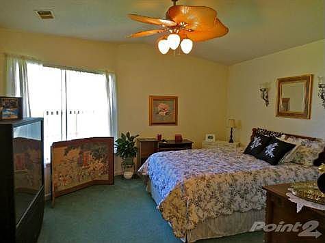 Master bedroom with golf views